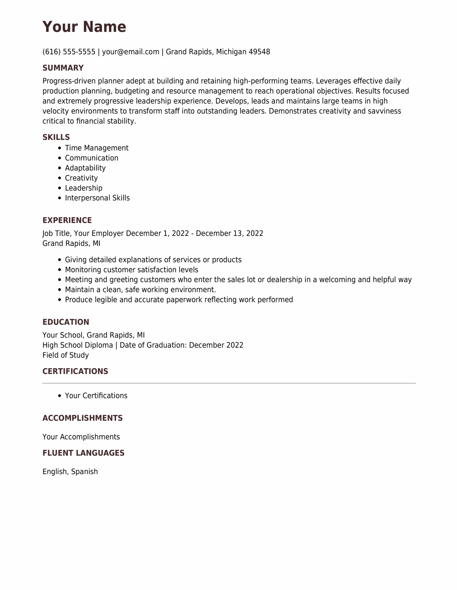 Resume My Way