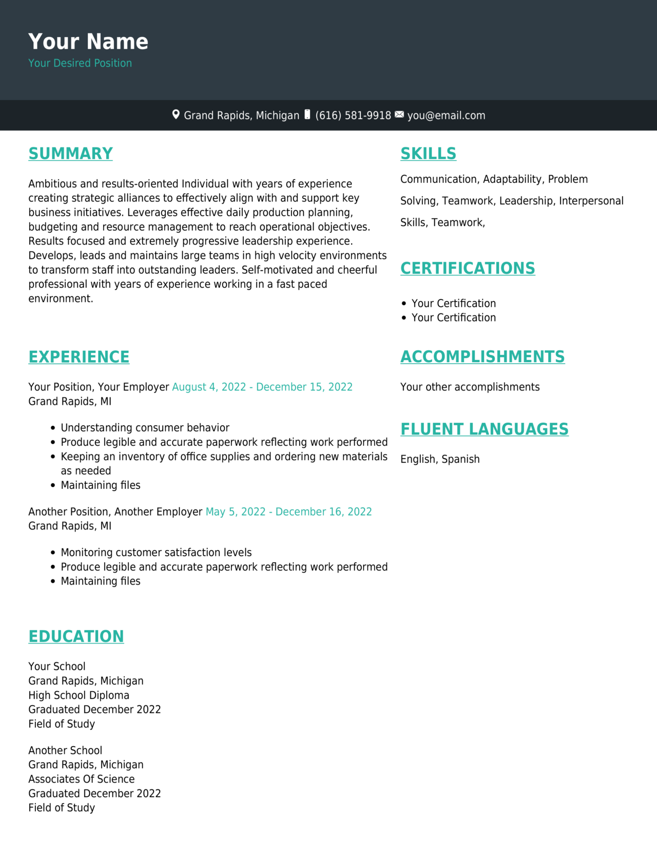 HOW DO I CREATE MY OWN RESUME TEMPLATE visual data 5